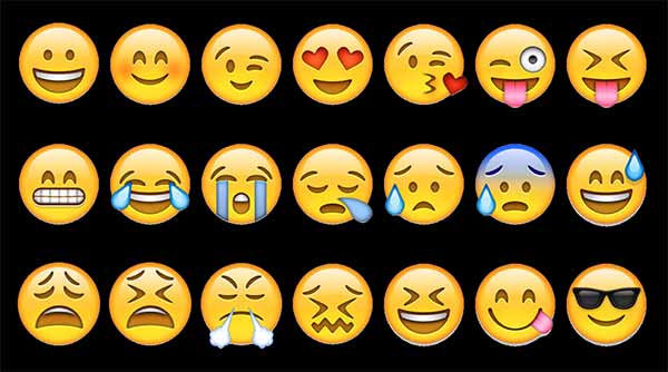 Gli uomini: emoticon o parole?