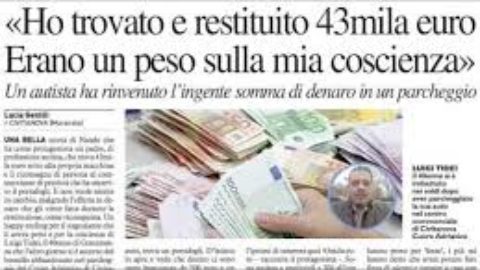 Onestà e generosità: vocaboli in via d’estinzione!